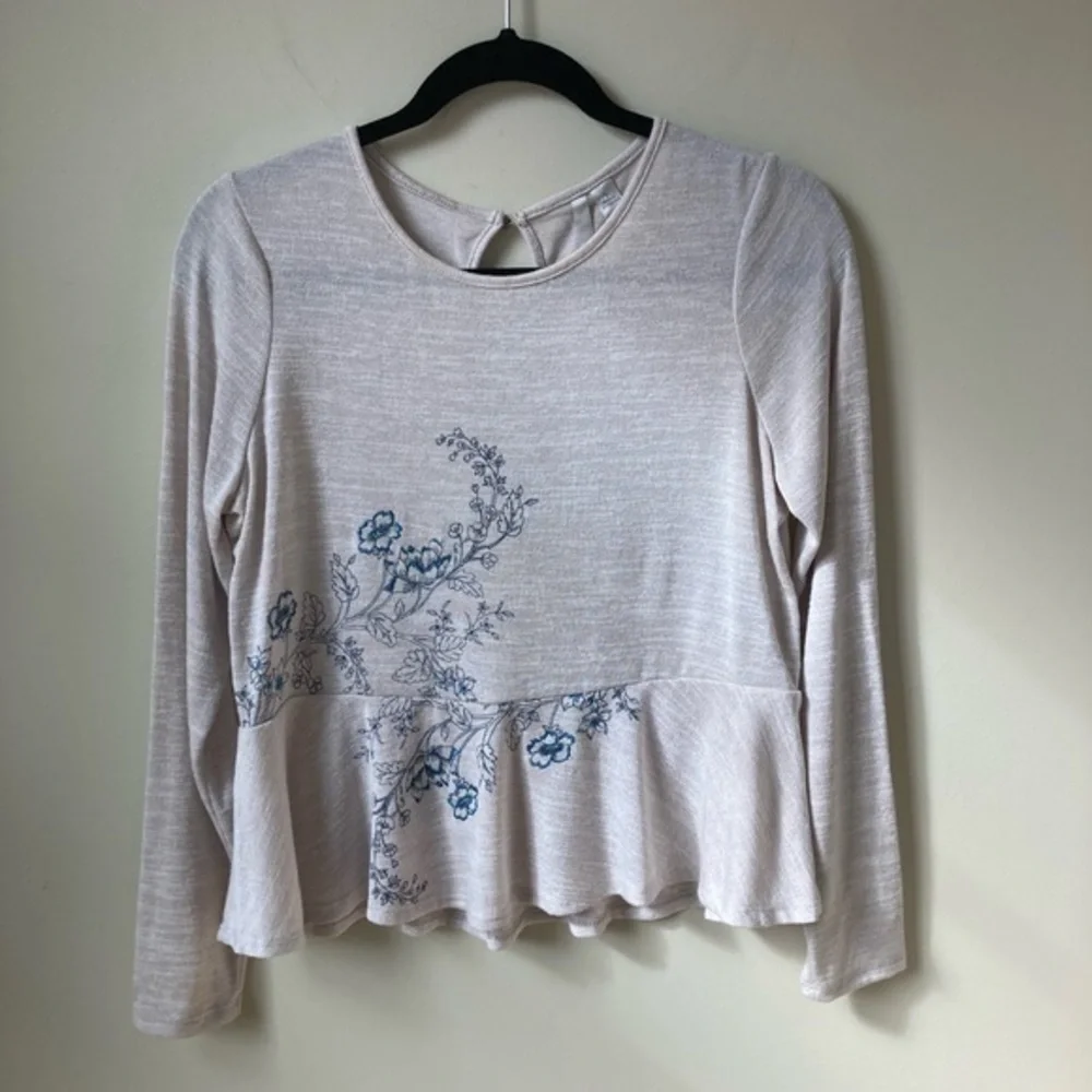 Lauren Conrad Embroidered‎ Blouse